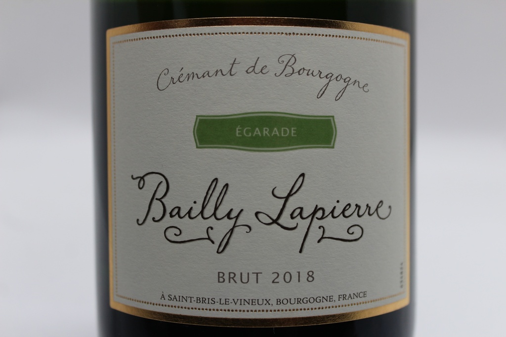 Bailly-Lapierre - AOC Crémant de Bourgogne - Egarade 2018